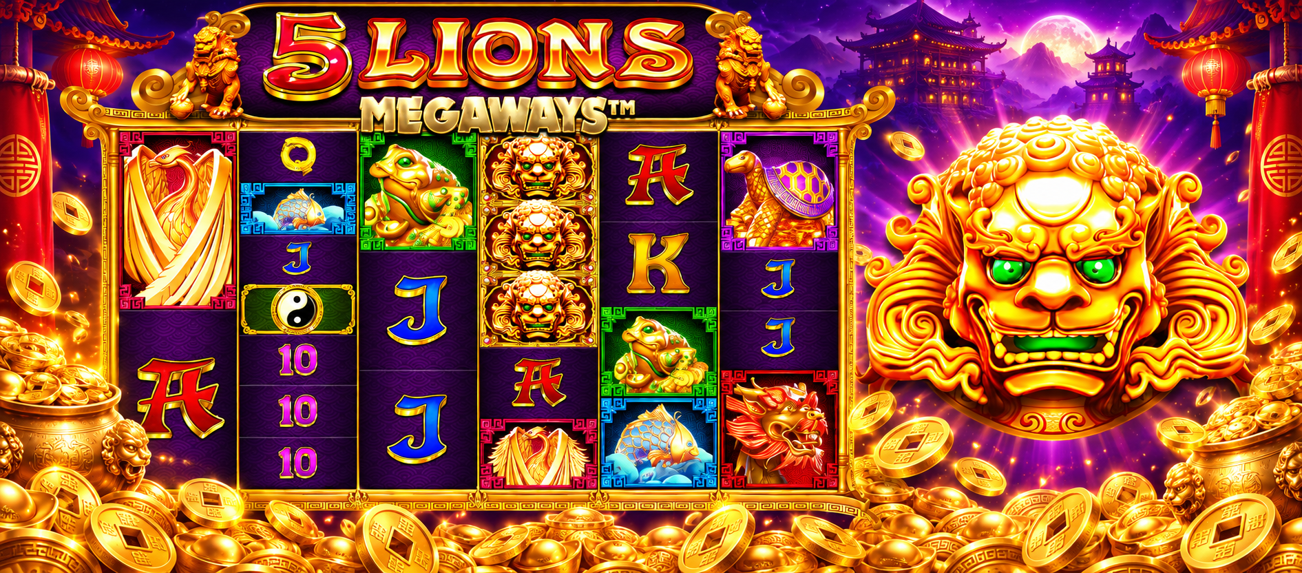 5 Lions Megaways demo: ritmo, riesgo y controles